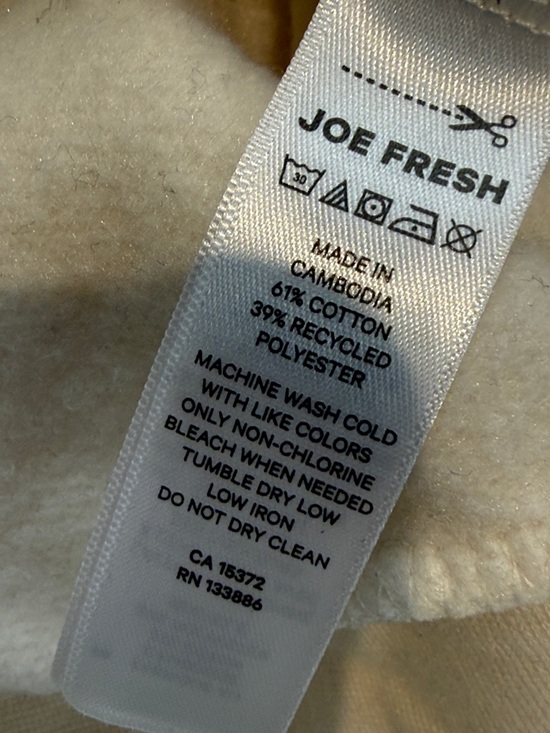 Joe Fresh X Jillian Harris Cream Graphic Sweatshirt - Picture 7 of 7